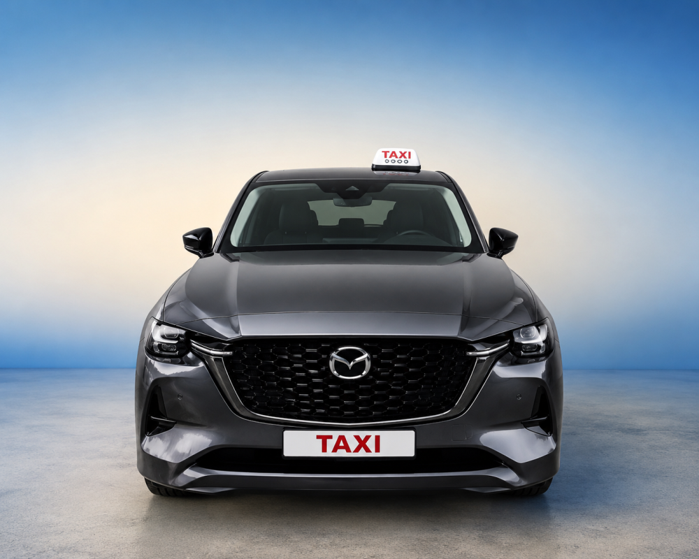 Véhicule Mazda de face